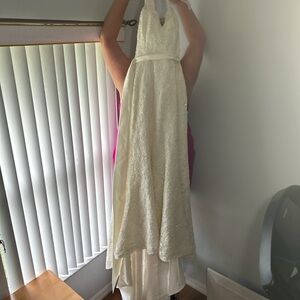 vintage, embroidered wedding dress